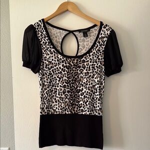 Leopard Print Top